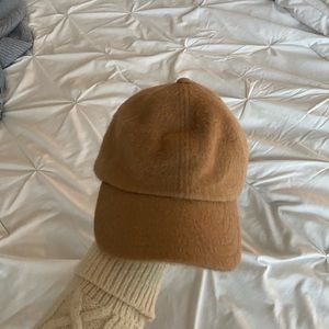 Club Monaco fuzzy ball cap